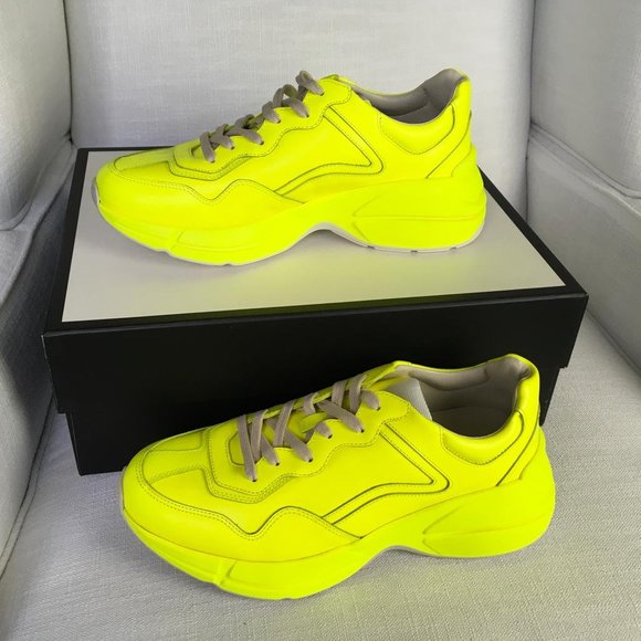 neon yellow mens sneakers
